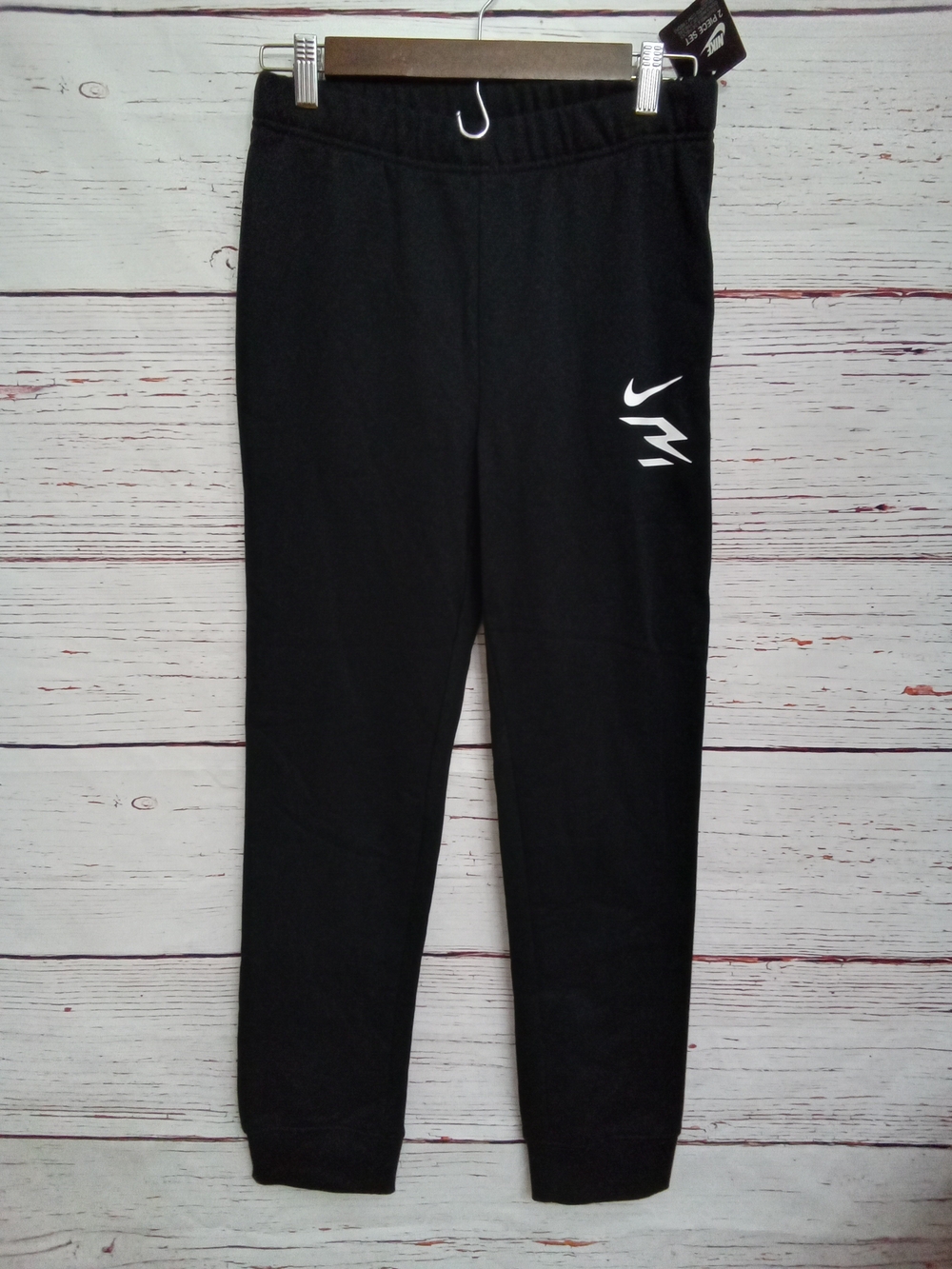 Nike 3BRAND Russell Wilson Black Fleece Joggers Kids L 12-13